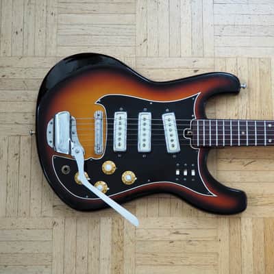 VIDEO! Kawai "Mosrite-style" guitar ~1969 made in Japan - pro setup, player ready