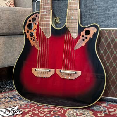 Ovation Celebrity CSD225 Double Neck Acoustic-Electric – Includes Hard Case – Used Excellent
