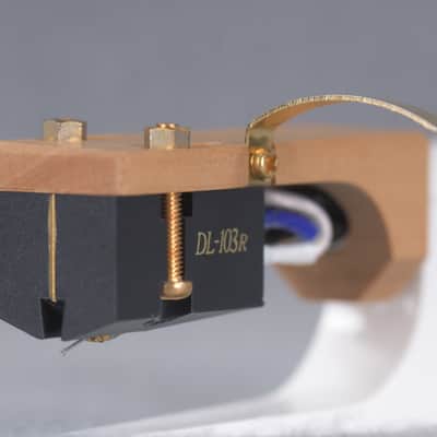 Denon DL -103R MC Cartridge W/ Yamamoto HS-3 Headshell From Japan