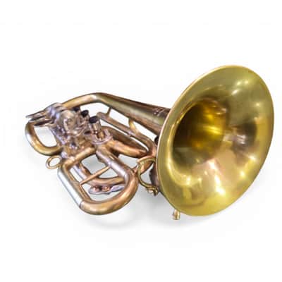 Vintage B-Flat Rotary Valve Cornet Orpheus NOS 1987 Kyiv Ukraine Soviet Union Brass Instrument New Old Stock with Original Case and Passport