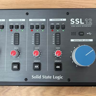 Solid State Logic SSL 12 12-Channel USB Audio Interface 2023 - Black