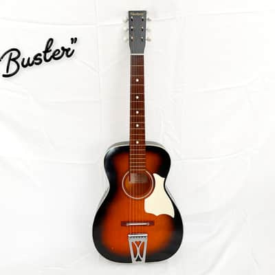 1970s Harmony Stella H6130 Parlor Guitar, Vintage Sunburst Chicago-made blues box