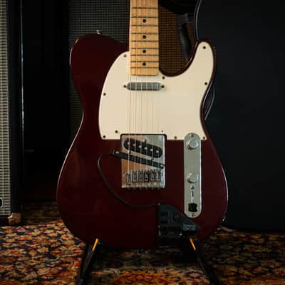 Fender Standard Telecaster – 2006 – Red Wine – Maple Fretboard – w/ Roland GK-2 Pickup – Very Good Condition – w/ Hardcase