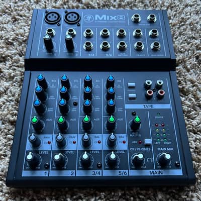 Mackie Mix8 8-Channel Compact Mixer 2015 - Present - Black
