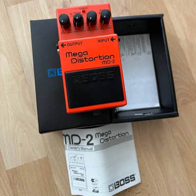 Boss MD-2 Mega Distortion (Silver Label) 2001 - Present - Red