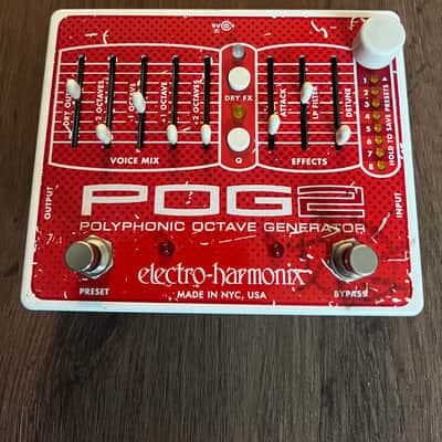 Electro-Harmonix POG2 Polyphonic Octave Generator 2009 - Present - Red / White