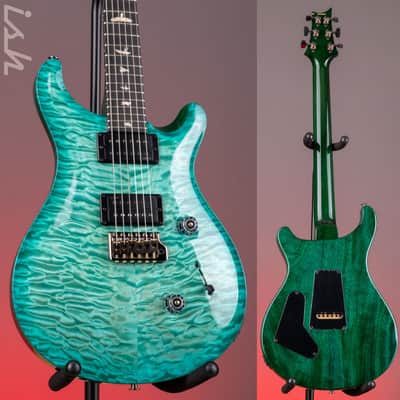 PRS Wood Library Custom 24 Artist Quilt Maple Custom Color Bahamian Blue