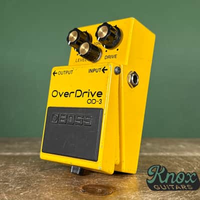 Boss OD-3 OverDrive (Silver Label) 1997 - Present - Yellow