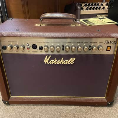 Marshall Acoustic Soloist AS50D 2-Channel 50-Watt 2x8" Acoustic Guitar Combo 2007 - Present - Brown