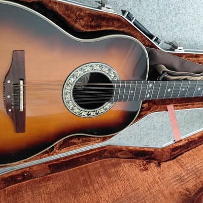 Ovation 12 string USA 1978 - brownburst