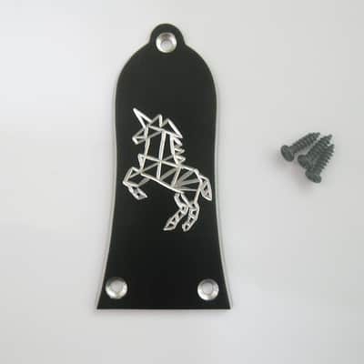 Unicorn pattern handmade aluminum truss rod cover fits most Epiphone guitars epi-AB13