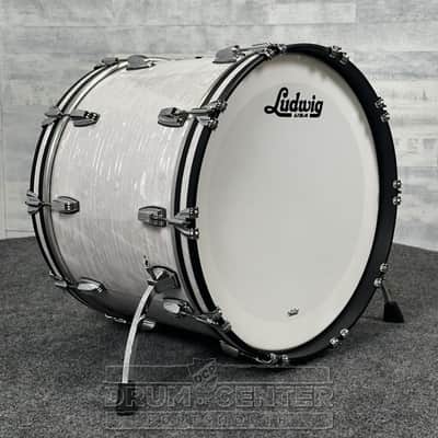 Ludwig Classic Maple "Super 70s" Bass Drum 22x16 70s White Marine Pearl - DCP Exclusive!