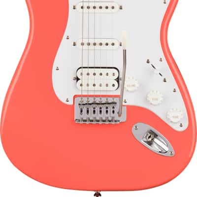 FENDER Squier Sonic Stratocaster HSS MN Tahitian Coral Chitarra Elettrica