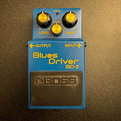 Boss BD-2 Blues Driver (Silver Label) 1995 - Present - Blue