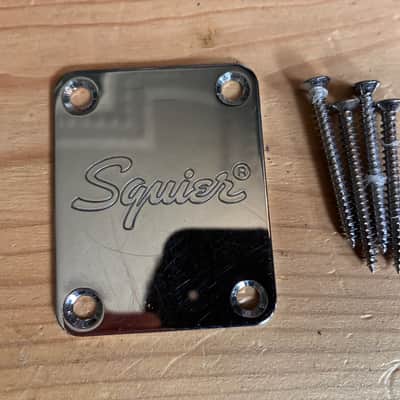 Squier Affinity Series Jazz Bass Guitar Neckplate + Screws 2019