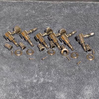 Strat Parts Lot - 6-in-Line Tuners + 3 Tremolo Arms