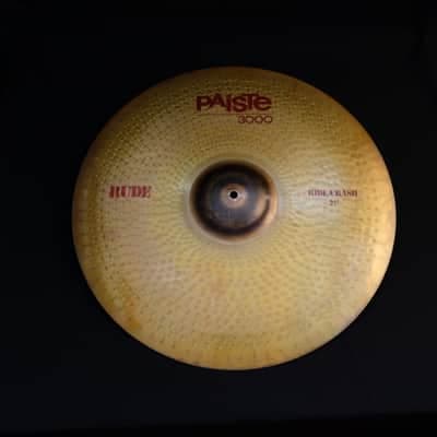 Paiste 21" RUDE Ride/Crash 2861 grams 1986