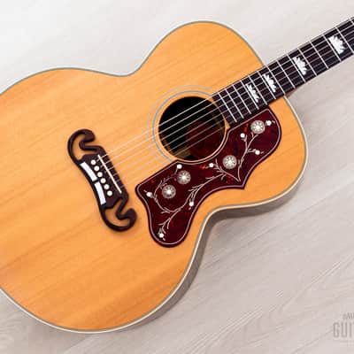 2005 Gibson J-150 Rosewood Jumbo Acoustic Electric Guitar Antique Natural, Near-Mint w/ Case & Tags