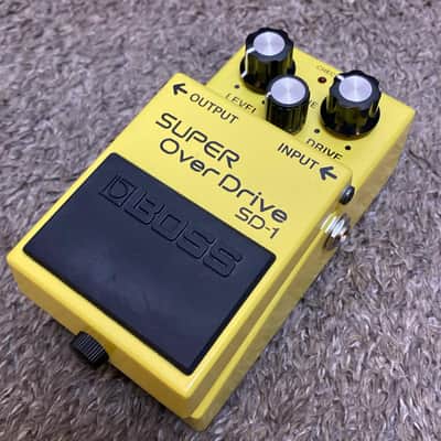 Used BOSS SD-1 Super Over Drive Guitar Effect Pedal