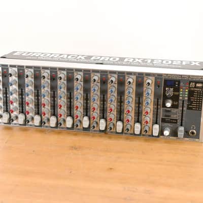 Behringer EURORACK PRO RX1202FX 12-Input Mic/Line Rack Mixer CG01X7B