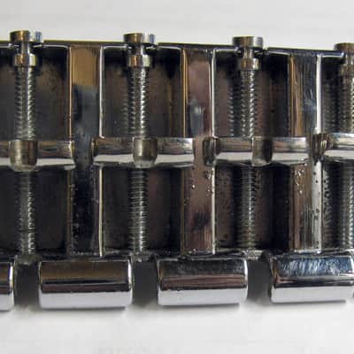 Gibson original 2-point Bass Bridge 60's-70's, Metal Saddles