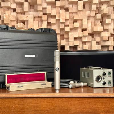 Vintage Neumann SM2 Stereo Microphone. Great shape. SM2, SM 2, KM56. All Original! Swivel Mount. SN 686