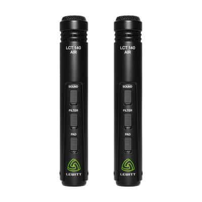 Lewitt LCT 140 AIR Small Diaphragm Cardioid Condenser Microphone Stereo Pair