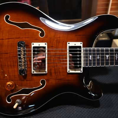 PRS SE Hollowbody II - Black Gold Burst #0385