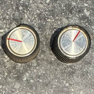 Silvertone Guitar Amp Knob 60s - Black