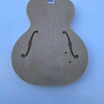 Unfinished DIY Hollow Body Jazz Guitar Body Project