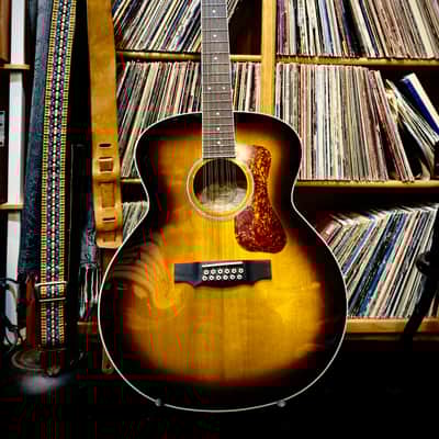2024 Guild F-2512E Deluxe 12 String - Antique Burst - Arched Flamed Maple Back "The Real Jumbo" of Acoustics (The Westerly Collection)