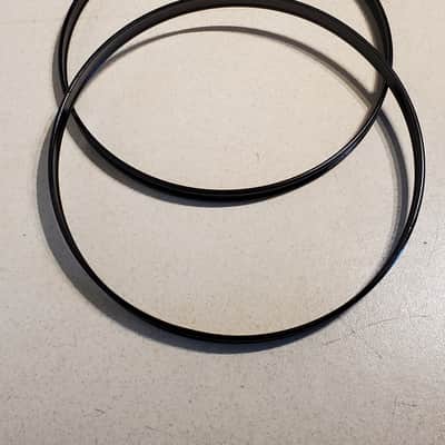 2PC Black Drum Hoops Set - 2 Piece Set - Ultra Clean