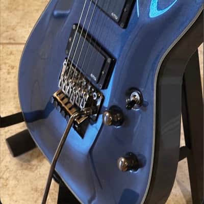 Schecter Damien Elite-6 FR 2010 - 2012 Metallic Blue