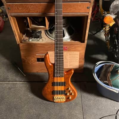 Schecter Stiletto Studio-6 Active 6-String Bass 2010s - Honey Satin