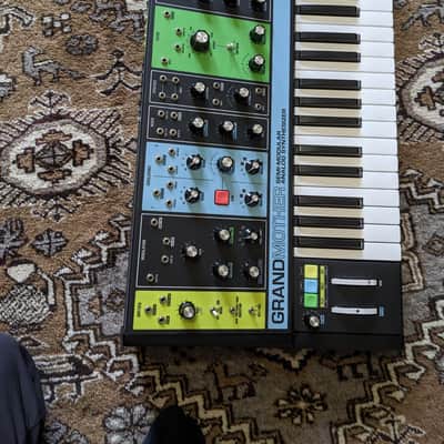 Moog Grandmother 32-Key Semi-Modular Analog Synthesizer 2018 - Present - Black / Multi-Colored Panel