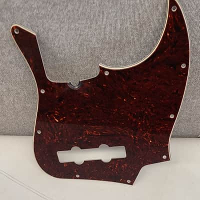 Fender Jazz Bass Guitar 10-Hole Genuine Tortoise Shell Pickguard