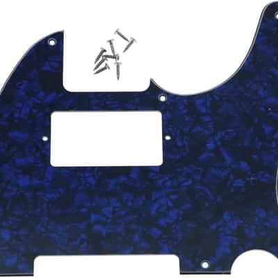 8 Hole Tele Guitar Humbucker Pick Guard TL Pickguard for USA/Mexico Telecaster/Tele Blue Pearl