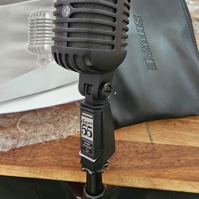 Shure Limited Edition Super 55-BLK Pitch Black Deluxe "Elvis" Mic 2017 - Matte Black