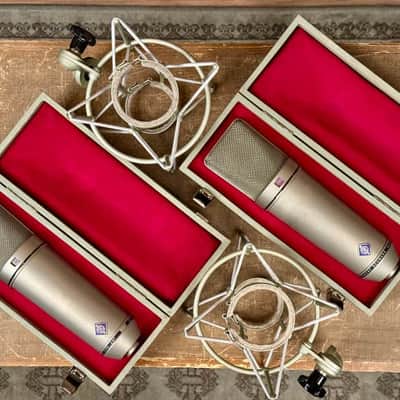 Neumann U 87 Large Diaphragm Multipattern Condenser Microphone 1967 - 1985 - Nickel