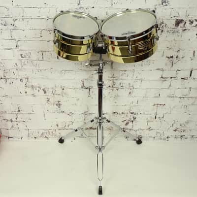 Latin Percussion LP Matador Mini Timbales (10in & 12in) W/ Stand & Carrying Bag