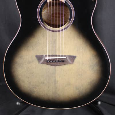 Washburn Bella Tone Vite S9VCE Acoustic-Electric Guitar Charcoal Burst