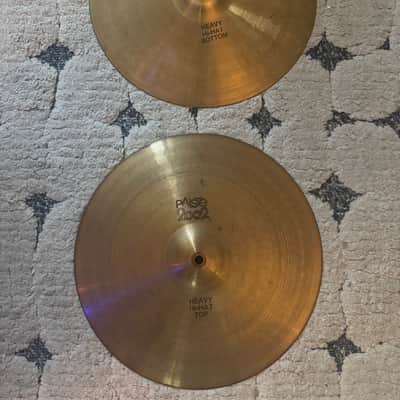 70s Paiste 2002 15” heavy hats
