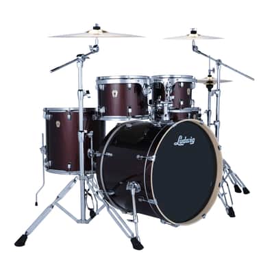 Ludwig Element Evolution 5pc Kit w/Cymbals and Hardware - Caramel Sparkle