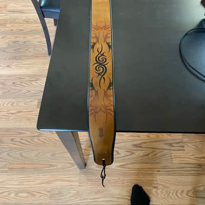 Levy's MSS3EP Embroidered Guitar Strap - Suede