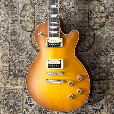 Eastman SB59/S-GB Solid Body Electric Guitar in Satin Goldburst w/ Hard Case & Free Pro Setup