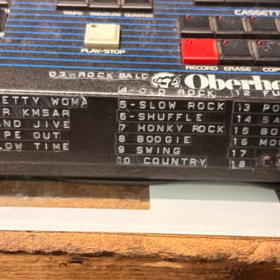 Vintage Oberheim DX 6-Voice Programmable Digital Drum Machine (1980s) - Blue/Wood