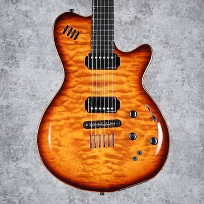 Godin LGX-SA with AAA Quilt Maple Top 2010s - Cognac Burst