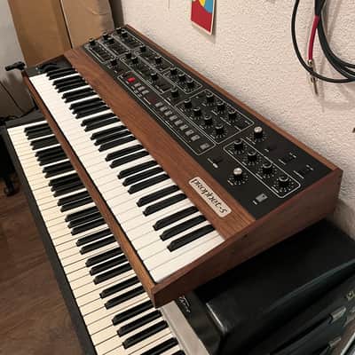 Sequential Prophet-10 61-Key 10-Voice Polyphonic Synthesizer 2020 - Present - Black with Wood Sides