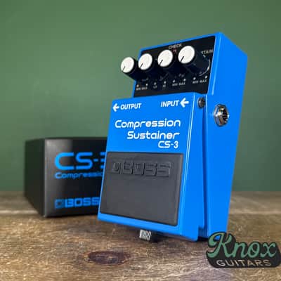 Boss CS-3 Compression Sustainer (Silver Label) 1997 - Present - Blue