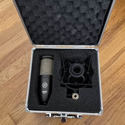 AKG P220 Large Diaphragm Cardioid Condenser Microphone 2010s - Black